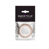 Эрекционное кольцо с бежевыми «ресничками» - Sextaz - в Калининграде купить с доставкой