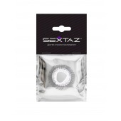 Эластичное эрекционное кольцо с длинными черными «ресничками» - Sextaz - в Калининграде купить с доставкой