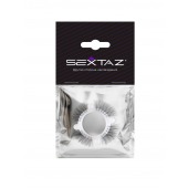 Эластичное кольцо с «ресничками» и 4 шариками - Sextaz - в Калининграде купить с доставкой