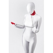 Красный ошейник с подкладкой из меха - ToyFa - купить с доставкой в Калининграде