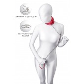 Красный ошейник с подкладкой из меха - ToyFa - купить с доставкой в Калининграде