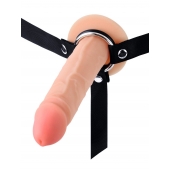 Мужской полый страпон на регулируемых ремнях - 18,5 см. - Sex Expert - купить с доставкой в Калининграде