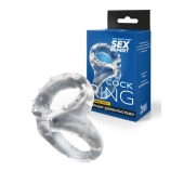 Прозрачное двойное эрекционное кольцо - Sex Expert - в Калининграде купить с доставкой