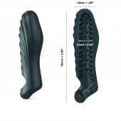 Серая силиконовая насадка на пенис с подхватом Manwan Ryzer - Manwan - в Калининграде купить с доставкой