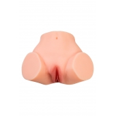 Телесный реалистичный мастурбатор-полуторс с 2 любовными входами - No Name - в Калининграде купить с доставкой