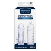 Набор из 2 прозрачных насадок на член Seductive Tickler Sleeves Set - NMC - в Калининграде купить с доставкой