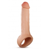 Телесная насадка-удлинитель Thrive 8.75 Inch Realistic Penis Extender Sleeve - 22,2 см. - Blush Novelties - в Калининграде купить с доставкой