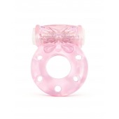 Розовое эрекционное виброкольцо с бабочкой - 1137 - в Калининграде купить с доставкой