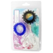 Набор из 3 эрекционных колец разного цвета и рельефа - Boys of Toys - в Калининграде купить с доставкой