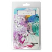 Набор из 3 эрекционных прозрачных колец - Boys of Toys - в Калининграде купить с доставкой