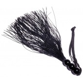 Черная силиконовая плетка - 25,4 см. - Boys of Toys - купить с доставкой в Калининграде