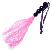 Розовая силиконовая плеть - 35,5 см. - Boys of Toys - купить с доставкой в Калининграде
