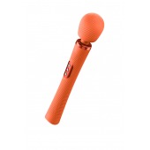 Оранжевый жезловый вибромассажер Vim Vibrating Wand - 31,3 см. - Fun Factory