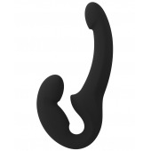 Черный безремневой страпон Share Lite - Fun Factory - купить с доставкой в Калининграде