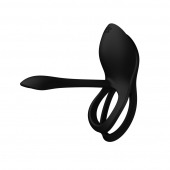 Черное эрекционное виброкольцо Bayek с пультом ДУ - Zalo - в Калининграде купить с доставкой