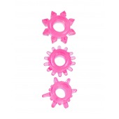 Комплект из трех розовых эрекционных колец - Erowoman-Eroman - в Калининграде купить с доставкой