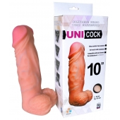 Фаллическая насадка Харнесс UNICOCK 10  - 25 см. - LOVETOY (А-Полимер) - купить с доставкой в Калининграде
