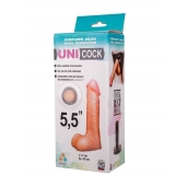 Фаллическая насадка Харнесс UNICOCK 5,5  - 17 см. - LOVETOY (А-Полимер) - купить с доставкой в Калининграде