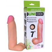 Фаллическая насадка Харнесс UNICOCK 7  - 19 см. - LOVETOY (А-Полимер) - купить с доставкой в Калининграде