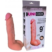 Фаллическая насадка Харнесс UNICOCK 9  - 24 см. - LOVETOY (А-Полимер) - купить с доставкой в Калининграде