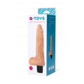 Телесный мультискоростной вибратор-реалистик A-toys - 19,8 см. - A-toys
