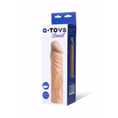 Насадка с ярко выраженной головкой и рельефным стволом - 19 см. - A-toys - в Калининграде купить с доставкой