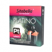 Стимулирующая насадка с шипиками по бокам Platino  Тайфун - Sitabella - купить с доставкой в Калининграде