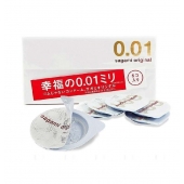 Супер тонкие презервативы Sagami Original 0.01 - 5 шт. - Sagami - купить с доставкой в Калининграде