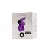 Эрекционное кольцо с подхватом мошонки и стимуляцией клитора Bullet Lastic Ring - Adrien Lastic - в Калининграде купить с доставкой