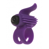 Эрекционное кольцо с подхватом мошонки и стимуляцией клитора Bullet Lastic Ring - Adrien Lastic - в Калининграде купить с доставкой