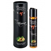 Массажное масло с ароматом экзотических фруктов Huile de Massage Gourmande Fruits Exotiques - 59 мл. - Plaisir Secret - купить с доставкой в Калининграде