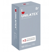 Презервативы с точками Unilatex Dotted - 12 шт. + 3 шт. в подарок - Unilatex - купить с доставкой в Калининграде