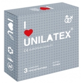 Презервативы с точками Unilatex Dotted - 3 шт. - Unilatex - купить с доставкой в Калининграде