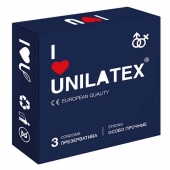 Ультрапрочные презервативы Unilatex Extra Strong - 3 шт. - Unilatex - купить с доставкой в Калининграде