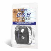 Утяжка для мошонки и пениса Cock Ring With 1  Ball Stretcher And Optional Weight Ring - BlueLine - купить с доставкой в Калининграде
