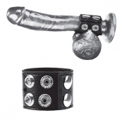 Ремень на член и мошонку 1.5  Cock Ring With Ball Strap - BlueLine - купить с доставкой в Калининграде