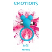 Голубое эрекционное виброколечко Emotions Minnie Breeze - Lola Games - в Калининграде купить с доставкой