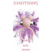 Розовое эрекционное виброколечко Emotions Minnie Light pink - Lola Games - в Калининграде купить с доставкой