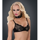 Полиуретановый ошейник с пуклями и D-кольцами Collar with Studs - Blush Novelties - купить с доставкой в Калининграде