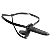 Женский страпон с вагинальной пробкой Double Penetrix Strap-on - 15 см. - Pipedream - купить с доставкой в Калининграде