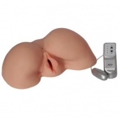 Телесная вибровагина из киберкожи с выносным пультом - LOVETOY (А-Полимер) - в Калининграде купить с доставкой