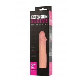 Телесная насадка-удлинитель Extension sleeve - 17 см. - Sitabella - в Калининграде купить с доставкой