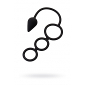 Тройное эрекционное кольцо с анальным хвостом Drop S-size - Erotist Adult Toys - в Калининграде купить с доставкой