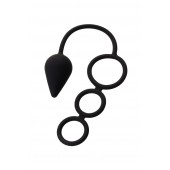 Тройное эрекционное кольцо с анальным хвостом Drop M-size - Erotist Adult Toys - в Калининграде купить с доставкой
