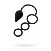 Тройное эрекционное кольцо с анальным хвостом Drop M-size - Erotist Adult Toys - в Калининграде купить с доставкой