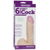 Ультра реалистичная насадка Vac-U-Lock  6  ULTRASKYN Cock - 17,3 см. - Doc Johnson - купить с доставкой в Калининграде