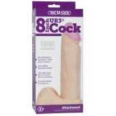 Ультрареалистичная насадка для трусиков Vac-U-Lock 8  ULTRASKYN Cock - 20,57 см. - Doc Johnson - купить с доставкой в Калининграде