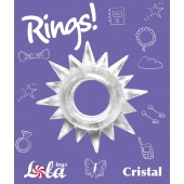 Прозрачное эрекционное кольцо Rings Cristal - Lola Games - в Калининграде купить с доставкой