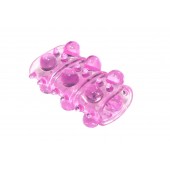 Розовая насадка на пенис Rings Armour - Lola Games - в Калининграде купить с доставкой