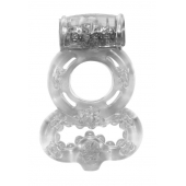 Прозрачное эрекционное кольцо Rings Treadle с подхватом - Lola Games - в Калининграде купить с доставкой